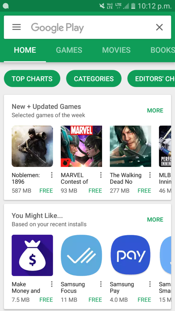 Google Play Store update brings App's sizes on the homescreen - GoAndroid