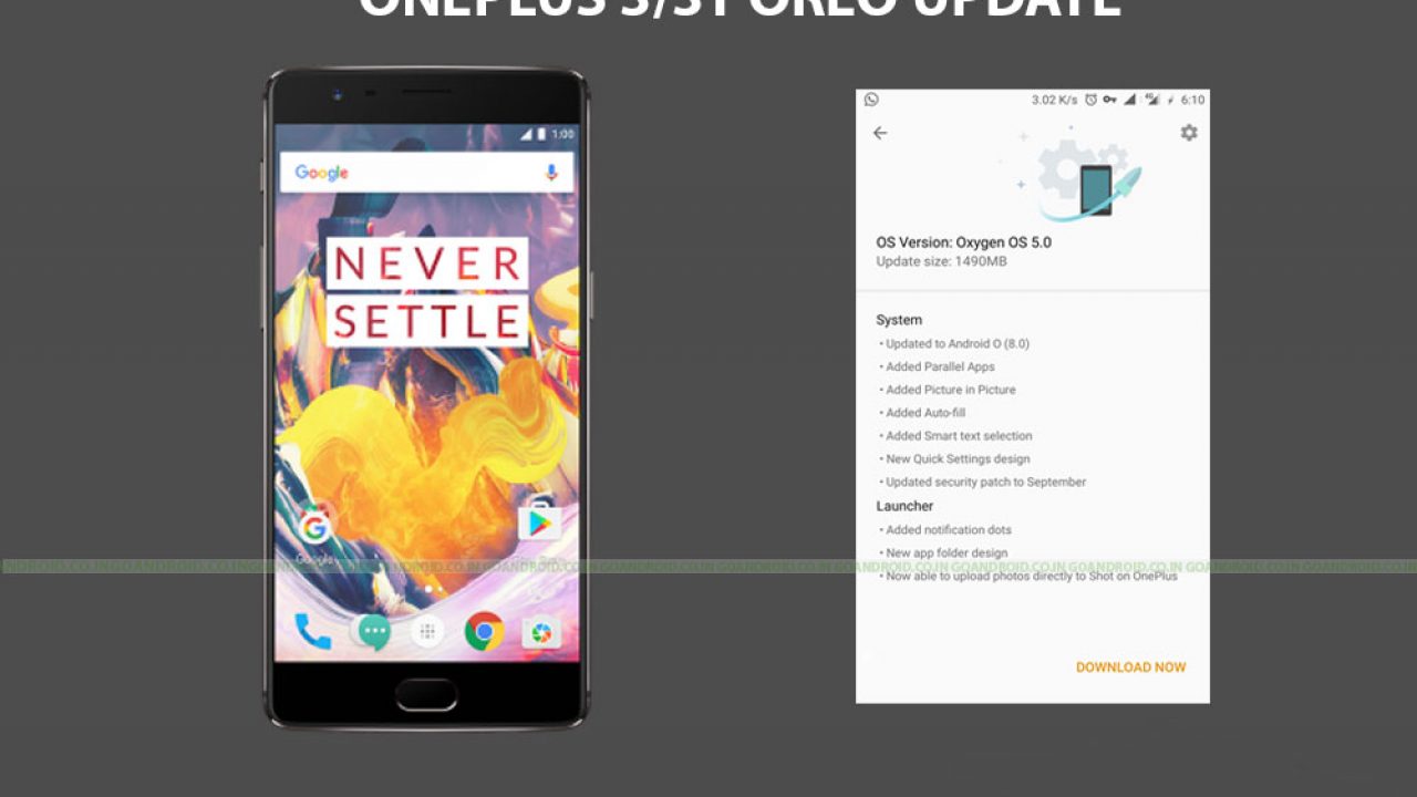 oneplus 3 oxygen os ota update