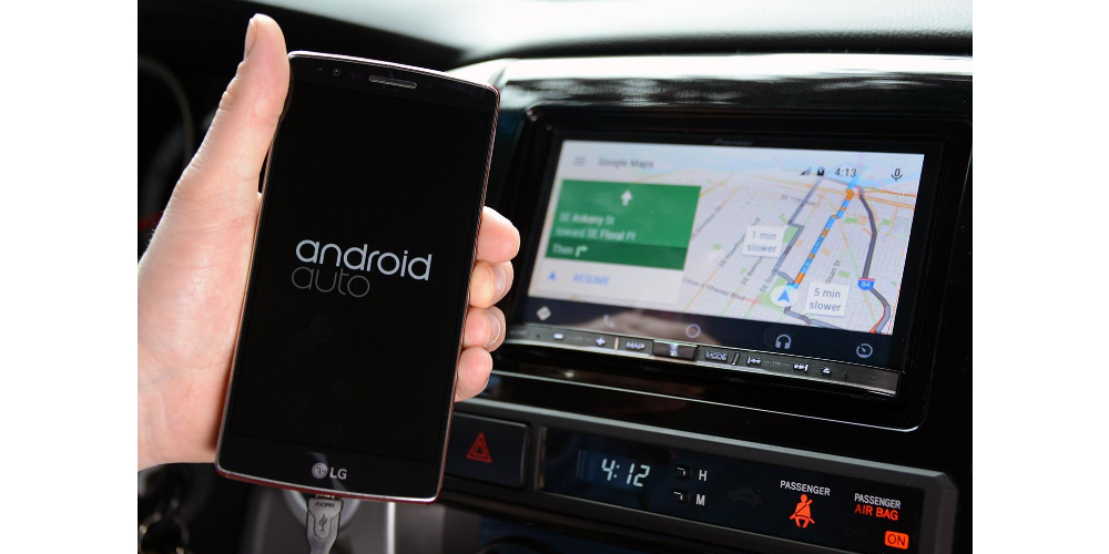 android auto google maps satellite view
