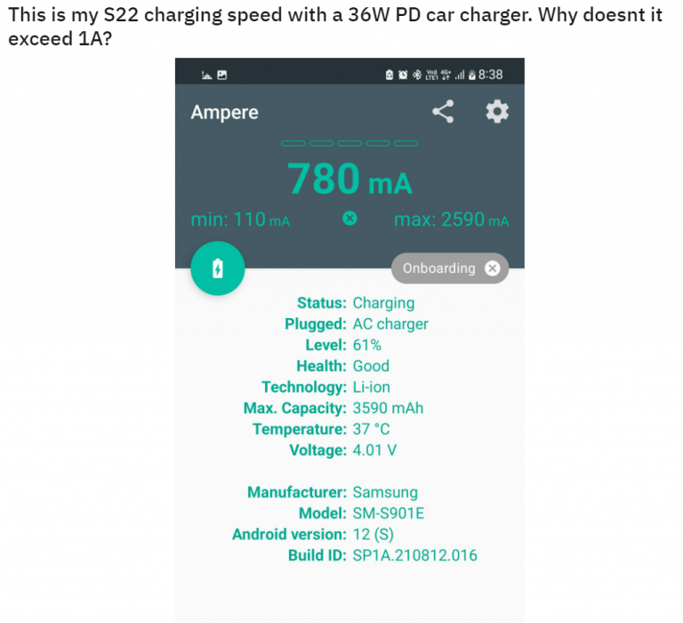 How to fix Galaxy S22 series slow charging issue? - GoAndroid